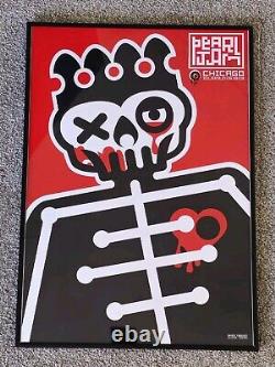 PEARL JAM / Idlewild screen printed poster Chicago 2003