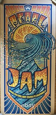 PEARL JAM Limited Edition Poster 2016 Ft. Lauderdale Artwork Brad Klassen Rare