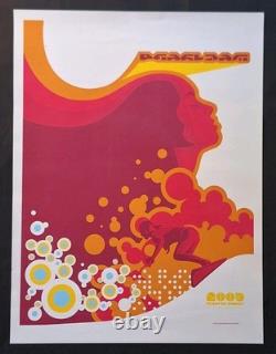 PEARL JAM Orig. Concert Poster. 2003. SLEATER KINNEY TOUR. West Palm Beach