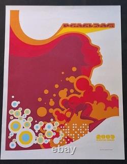 PEARL JAM Orig. Concert Poster. 2003. SLEATER KINNEY TOUR. West Palm Beach