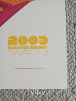 PEARL JAM Original Concert Poster 2003 TAMPA Ames Bros Rare