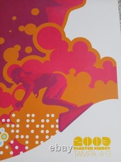 PEARL JAM Original Concert Poster 2003 TAMPA Ames Bros Rare