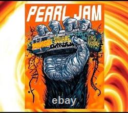 PEARL JAM POSTER MSG NYC 9/4/2024 NEW YORK MSG In Hand Ready To Ship