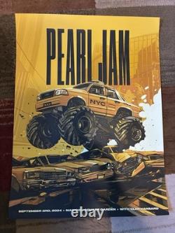 PEARL JAM POSTER OLIVER BARRETT MSG NYC 9/3/2024 Madison Square Garden New York