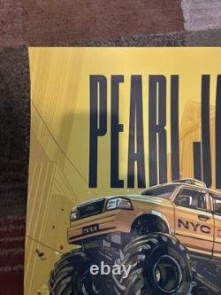 PEARL JAM POSTER OLIVER BARRETT MSG NYC 9/3/2024 Madison Square Garden New York