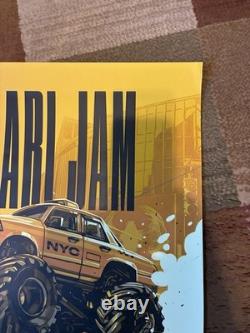 PEARL JAM POSTER OLIVER BARRETT MSG NYC 9/3/2024 Madison Square Garden New York