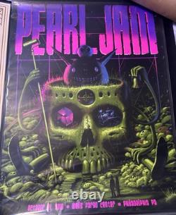 PEARL JAM POSTER Philadelphia 2013 Artist JEFF SOTO
