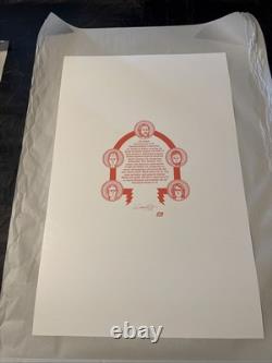 PEARL JAM POSTER TRIESTE, ITALY June 22 2014 TOUR POSTER RARE