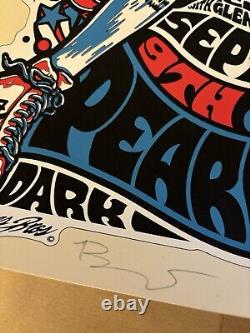 PEARL JAM Philadelphia AE Poster CREAM Ltd Ed of 130 Ames Bros AP 76ers 9/9/2024