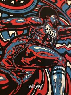 PEARL JAM Philadelphia AE Poster CREAM Ltd Ed of 130 Ames Bros AP 76ers 9/9/2024