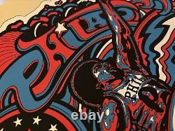 PEARL JAM Philadelphia AE Poster CREAM Ltd Ed of 130 Ames Bros AP 76ers 9/9/2024