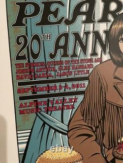 PEARL JAM Poster 2011 PJ20 Justin Hampton Alpine Valley (Neil Young)