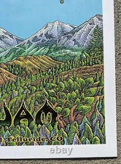 PEARL JAM Ride Festival 2016 Telluride, Colorado 18x24 Concert Poster By Emek