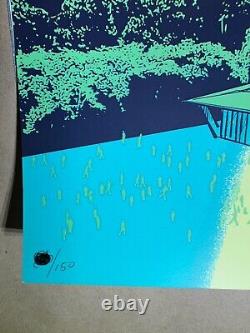 PEARL JAM Seattle 2024 Poster Blue Variant AP S/N #/150 Signed Garrett Morlan