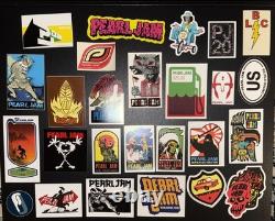 PEARL JAM Sticker Lot 1998-2006 Ames Poster Vintage Rare 10C Riot Tour Japan