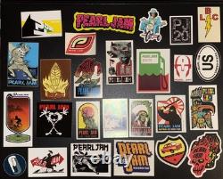 PEARL JAM Sticker Lot 1998-2006 Ames Poster Vintage Rare 10C Riot Tour Japan