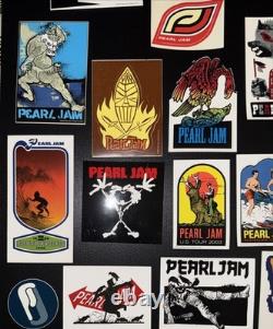 PEARL JAM Sticker Lot 1998-2006 Ames Poster Vintage Rare 10C Riot Tour Japan
