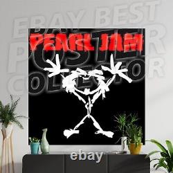 PEARL JAM Stickman BANNER HUGE Vinyl Poster Tapestry album art