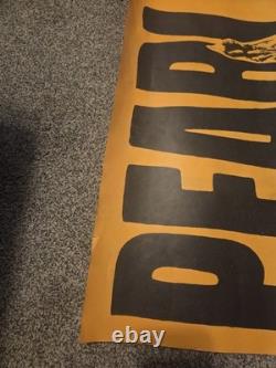 PEARL JAM UK Tour Poster TEN 1992 VINTAGE VERY RARE 40 X 60 Large SEE DETAILS
