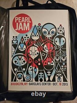 PEARL JAM at Barclays, Brooklyn NY Night 1 - 10/18/13 Poster Don Pendleton
