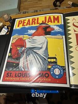 PEARL JAM poster St Louis 2022 9-18-2022 BRAND NEW