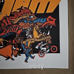 PJ20 Pearl Jam Brad Klausen Alpine Valley East Troy WI Poster Silkscreen Print