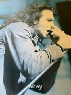 Pearl Jam 1992 Art Print Rare UNCUT Cyan/Black Proof Jeff Blake Bob Masse