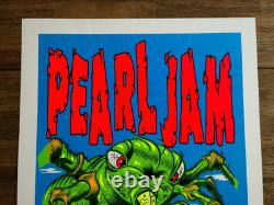 Pearl Jam 1996 Charleston, TAZ Artist Signed Edition Poster 198/400