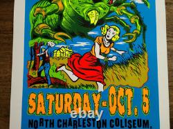 Pearl Jam 1996 Charleston, TAZ Artist Signed Edition Poster 198/400
