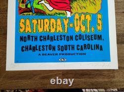 Pearl Jam 1996 Charleston, TAZ Artist Signed Edition Poster 198/400
