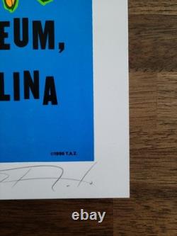 Pearl Jam 1996 Charleston, TAZ Artist Signed Edition Poster 198/400