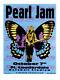 Pearl Jam 1996 Ft Lauderdale Orig. Silkscreen Poster M. Getz Signed Numbered Mint