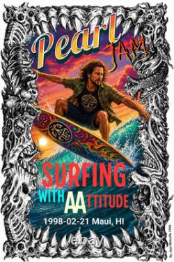 Pearl Jam 1998-02-21 Maui, HI, 20x30 US poster