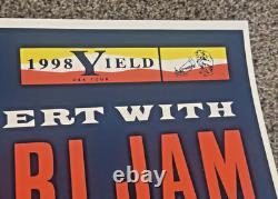 Pearl Jam 1998 Detroit MI 8/23/98 Yield Tour Poster Ames Bros