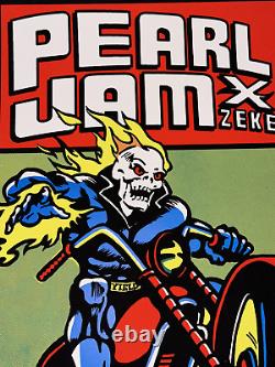 Pearl Jam 1998 Las Vegas, NV Concert Poster S/N Mint Condition Ames