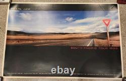 Pearl Jam 1998 South Pacific Tour Poster Australia NZ Ames Bros Vedder Yield