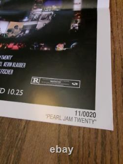 Pearl Jam 20 Movie Poster / One Sheet Signed by Cameron Crowe