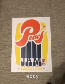 Pearl Jam 2003 Nashville Poster Ames