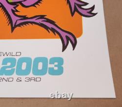 Pearl Jam 2003 Poster Irvine, CA Ames Bros