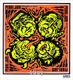 Pearl Jam 2003 Seattle Halloween Benaroya Hall Concert Ames Bros Poster MINT