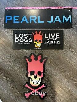 Pearl Jam 2003 Sony Music Store Display Lost Dogs at the Garden Double Poster