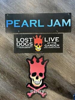 Pearl Jam 2003 Sony Music Store Display Lost Dogs at the Garden Double Poster