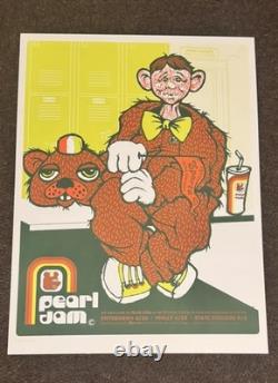 Pearl Jam 2003 Tour Poster Philadelphia, PA 4/28 The Spectrum Riot Act Ames Bros