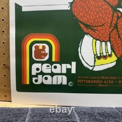 Pearl Jam 2003 Tour Poster Philadelphia, PA 4/28 The Spectrum Riot Act Ames Bros