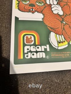 Pearl Jam 2003 Tour Poster Philadelphia, PA 4/28 The Spectrum Riot Act Ames Bros