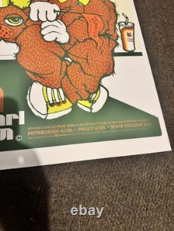 Pearl Jam 2003 Tour Poster Philadelphia, PA 4/28 The Spectrum Riot Act Ames Bros