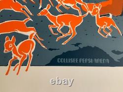 Pearl Jam 2005 Quebec City Poster Tour Canada Collisee Pepsi Arena 9-20-05 Mint