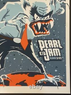 Pearl Jam 2006 Albany Ny New York Ames Bros Original Concert Tour Poster 20x26