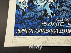 Pearl Jam 2006 Santa Barbara Ap Signed +++doodled Emek