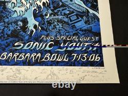 Pearl Jam 2006 Santa Barbara Ap Signed +++doodled Emek